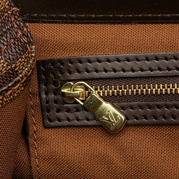 LOUIS VUITTON Brown Damier Leather Shoulder Bag - Picture 7 of 9